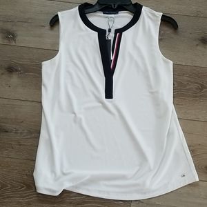 TOMMY HILFIGER White Tank Shell M (t72)